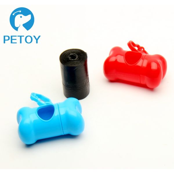 Colorful Degradable Biodegradable Poop Bags Logo Printed 22x32 Cm