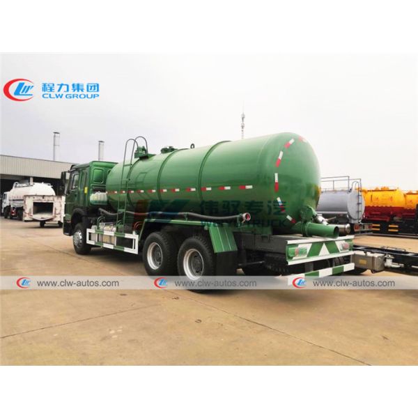 Caminhão de petroleiro da sução da água de esgoto de SINOTRUK Howo 6X4 18CBM