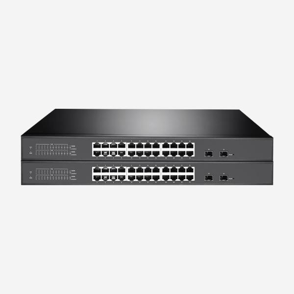 380W Gigabit Poe Switch With 24G PoE Ports 2g SFP Fiber Ports SR-SG2226FP