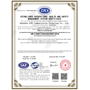 Shenzhen Atnj Communication Technology Co., Ltd. Certifications