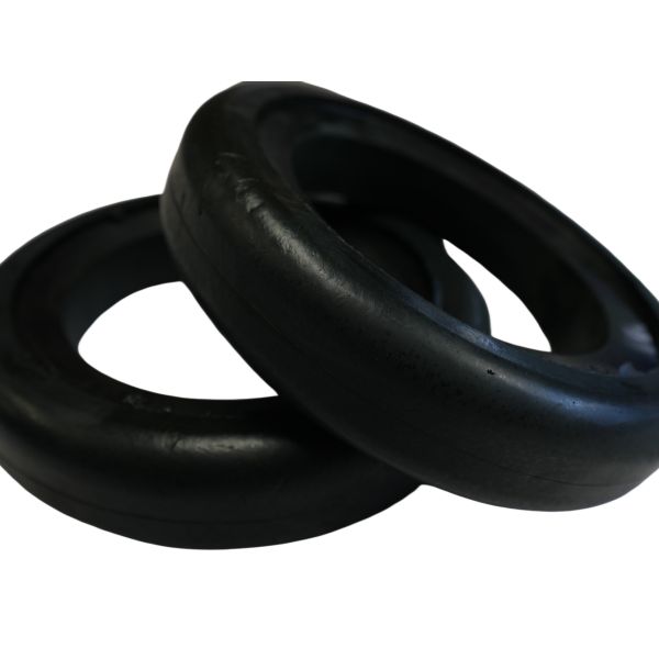 Road sweeper suction cup solid wheel black rubber wheel