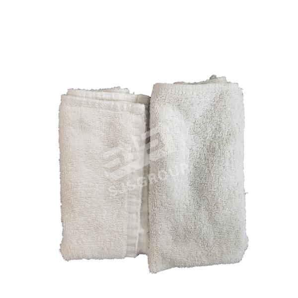 Super Absorption 100 Cotton white cotton wiping rags Recycled white cotton terry cut rags