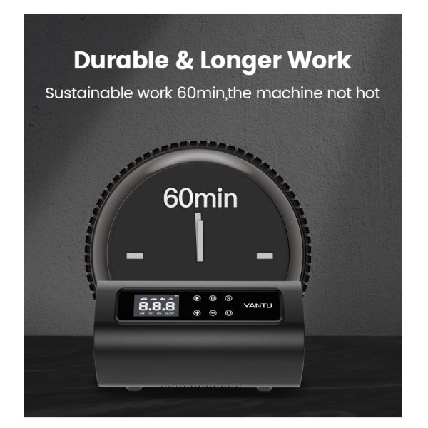 YANTU A23 Portable Wireless Rechargeable Tire Inflator 12V Electric Automatic Silent