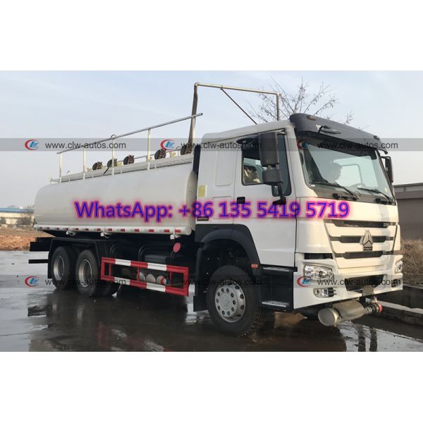 Тележка нефтяного танкера Sinotruk HOWO 6X4 336HP 371HP 20000L