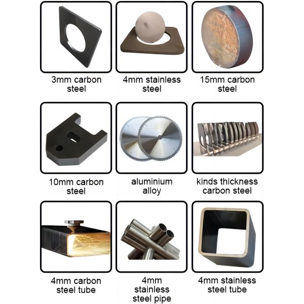 Metal Materials Applicable High Speed and Great Part Variety CNC Laser Cutting Machine