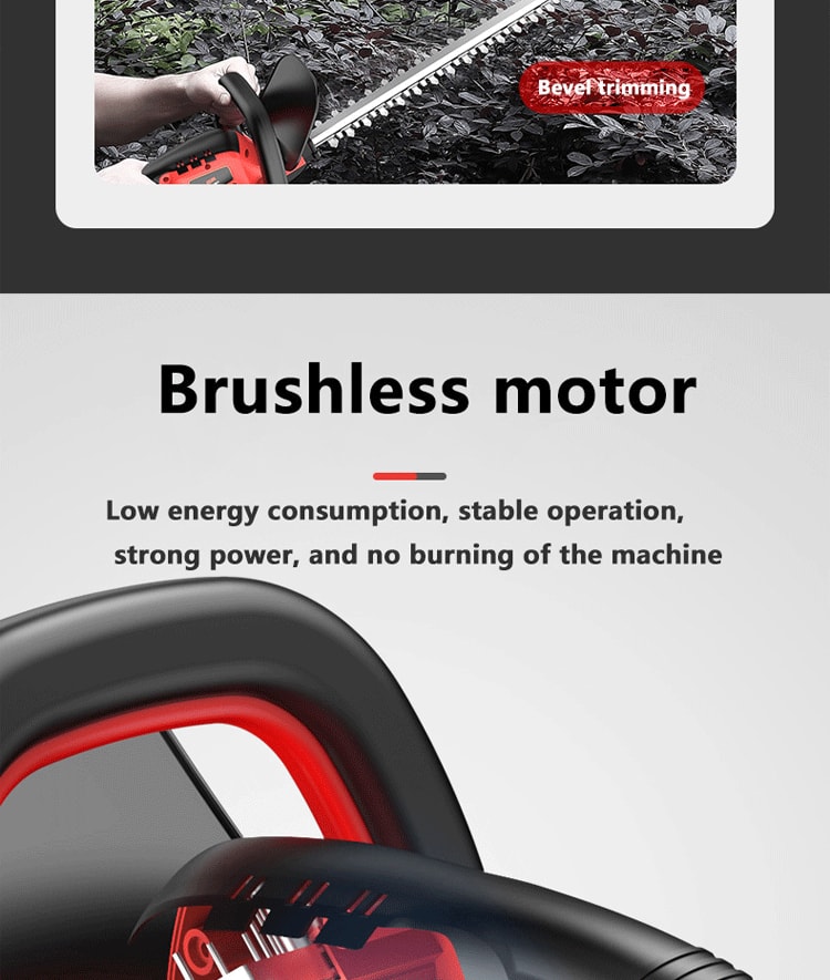Перезаряжаемая беспроводная стрижка травы и кустарниковая стрижка ручная 21В Электрическая стрижка травы