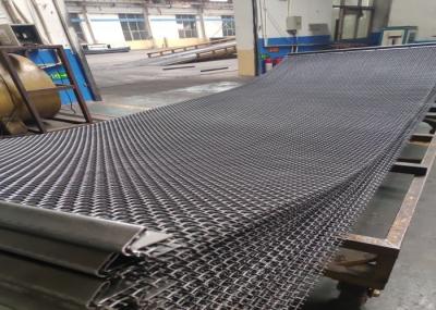 Fio de aço carbono alto que mina a malha da tela de vibração de 19.04mm