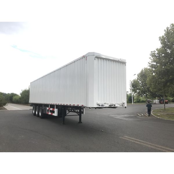 Transporte por goteo Contenedor de lecho plano Carga pesada Semi remolque Recinto estaca furgoneta caja de cortinas