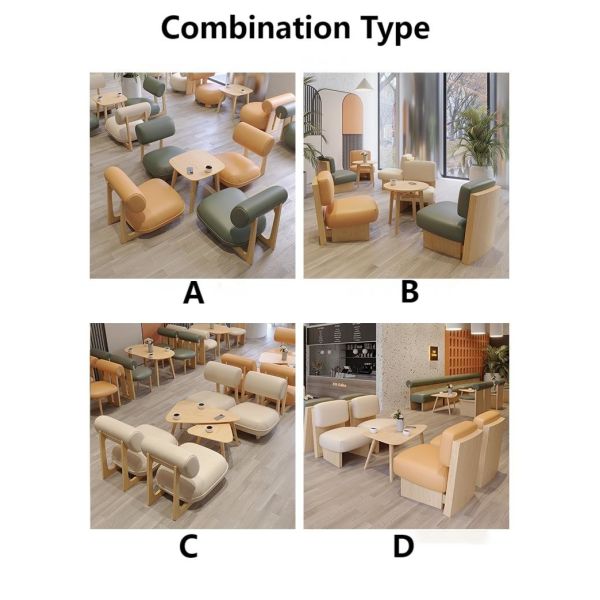 Negotiation Sofas Chairs Coffee Table Set For Hotel Catering Club Bar