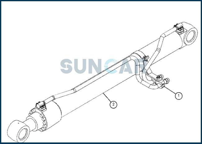 CA4560205 456-0205 4560205 Комплект для ремонта уплотнения цилиндра рычага подходит для C-A-T E323 (C7.1) E329D2L E330D2L