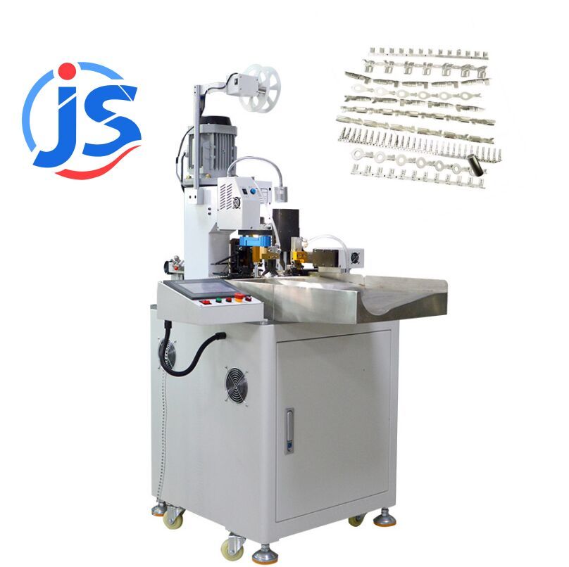 Pneumatic Wire Strip And Crimp Machine High Capacity Wire Crimping Machine