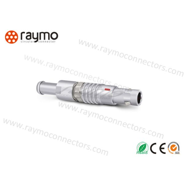 3 Pins Lemo Push Pull Connector Cable Mount Plug Multiple Key Options Waterproof