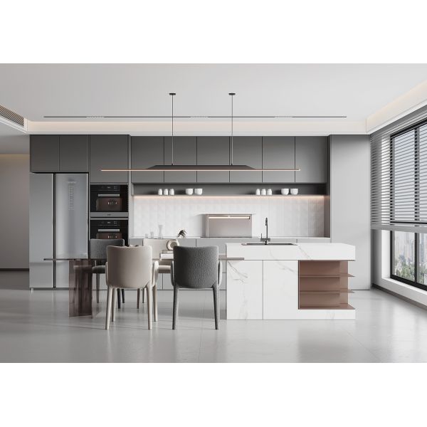 Armoires de cuisine modernes meubles armoire de cuisine pour hôtel de ville