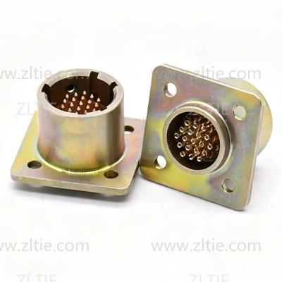 ZH127 Series Connector Shell Size 12 19pin Male Flange Socket Solder – СНЦ127-19