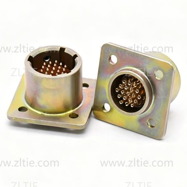 ZH127 Series Connector Shell Size 12 19pin Male Flange Socket Solder – СНЦ127-19/12ВП127-1-В