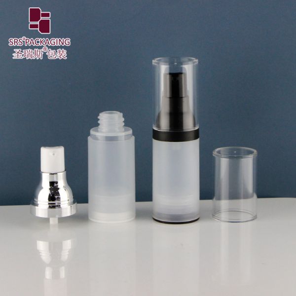 15ml 30ml 50ml Empty PP Plastic Translucent Recyclable Foundation Airless Plastic Pump Bottles