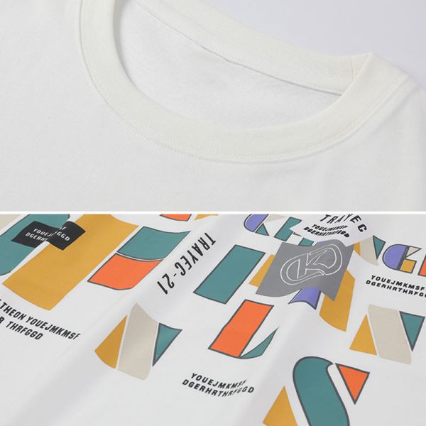 T-shirt de séchage rapide de cou de rond de l'été des hommes