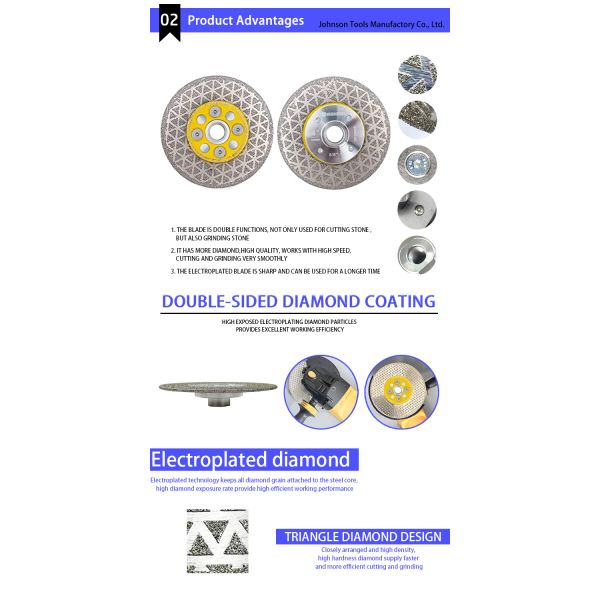 Electroplated Double-Sided Diamond Saw Blade Cutting Wheel Grinding Disc Glass Cutting Disc Diamond Marble Saw Blade