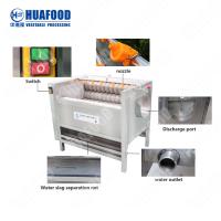 Grand safran des indes de l'acier inoxydable HDF1000 304/machine de lavage et épluchage de gingembre