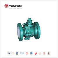 PFA Full Lined Bare Shaft ANSI Standard 2Inch 150LBS Ball Valve Carbon Steel Material Body
