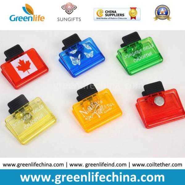 Personalized Advertising Paper Clip W/Magnet Big Size Stationery Clip Holders