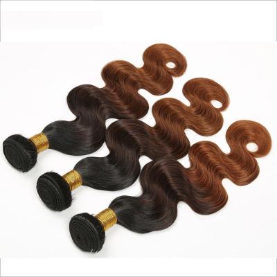 1b/4/30 Grade 7A Ombre Hair Weave 10-30 Thick And Full Hair Ends