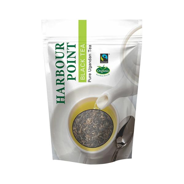 260mmx190mm 140 Micron Eco Tea Packaging , Plastic Stand Up Pouch With k