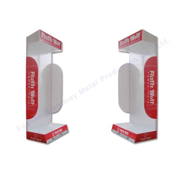 High Quality Product Display Ideas Steel Stand Pegboard Panel