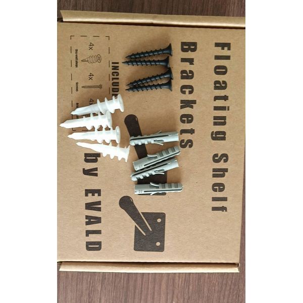 Soporte flotante para estantes originales, soporte flotante para mejoras en el hogar, soporte de montaje en pared invisible para el hogar y la oficina