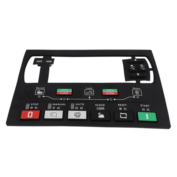 Heavy Machinery Rubber Keypad Membrane Switch For Fuel Dispenser Silica Gel Dies
