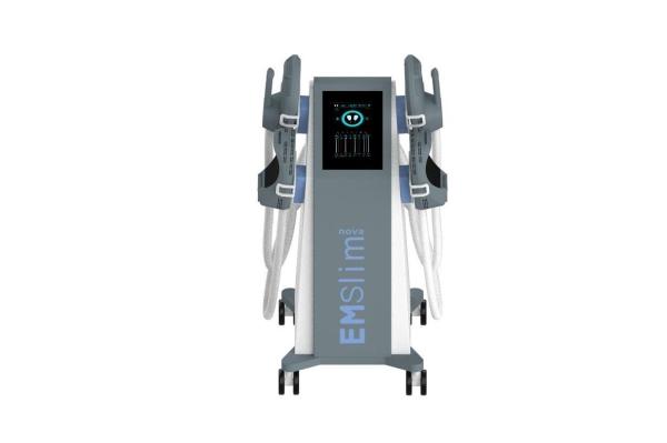 Hot Sale Vertical 3000W Ems Body Sculpting Machine EMS RF For Muscle Building Fat Reduction 4 Handles Work Together 110V 220V