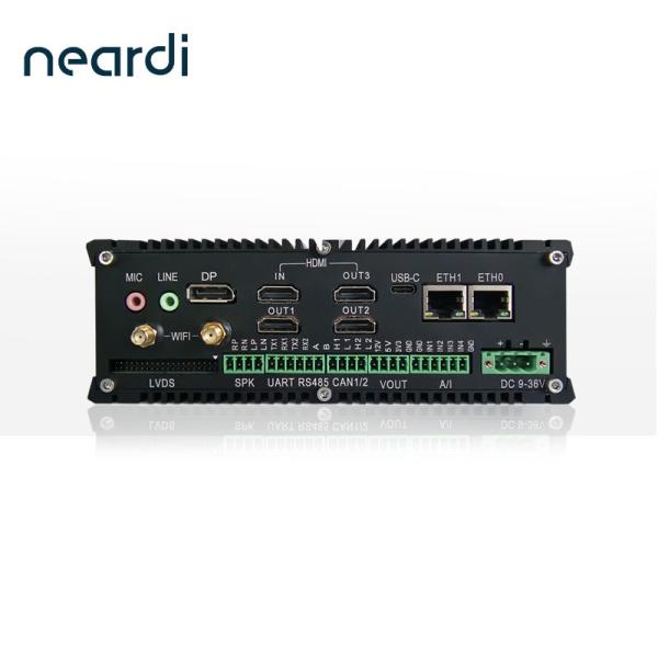 16 Go Buildroot Ubuntu Debian Industrial Box PC avec ARM Mali-G610 MC4 Il est fourni avec un système d'exploitation