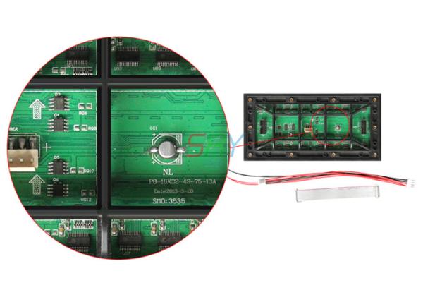 8mm Out door 256mm x 128mm LED Display Module Full Color Waterproof