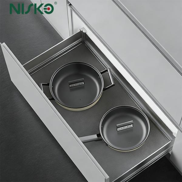 Multipurpose Kitchen Base Cabinet Pull Out Drawer Basket For Pans Unsteil Storage