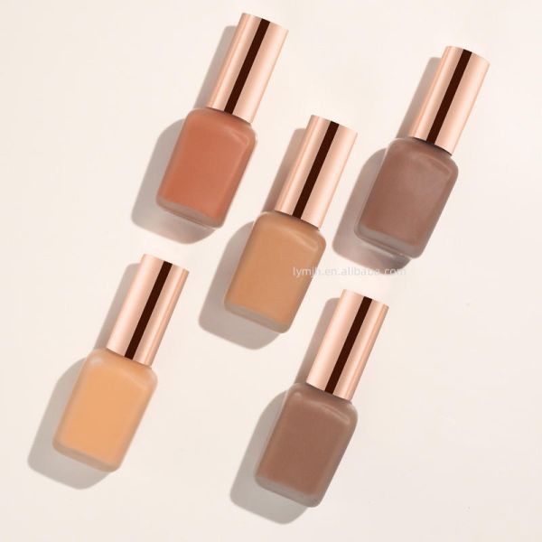 Private Brand Makeup Oil Free Vegan Moisturizing Matte Foundation Full Coverage Waterproof Foundation Wholesale