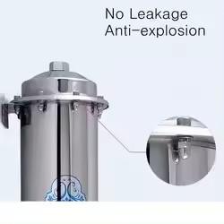 ODM Design 304 Stainless Steel Water Purification Dispenser with 0.01um Filter Cartridges