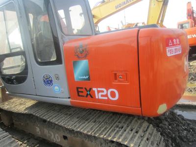EX120 -2 12 toneladas de segunda mão Hitachi Excavator 81 HP Potência líquida com 4 cilindros