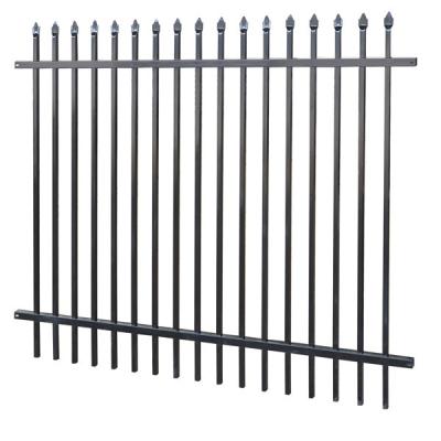 Galvanized Steel Tubular Fence Stain Yellow Powder Interpon 80 Microns Thick 1820mm X 3000mm Width