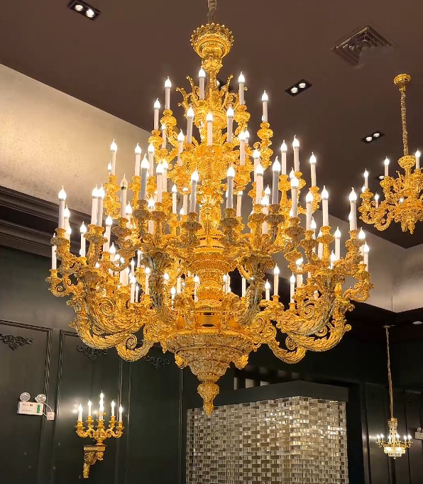 Гостиницы Luxury Golden Extra Large Люстры для высоких потолков