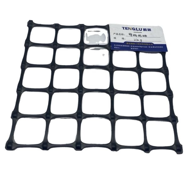 CE/ISO9001 ISO14001 Approved PP Plastic Biaxial Geogrid for Soil Stabilization