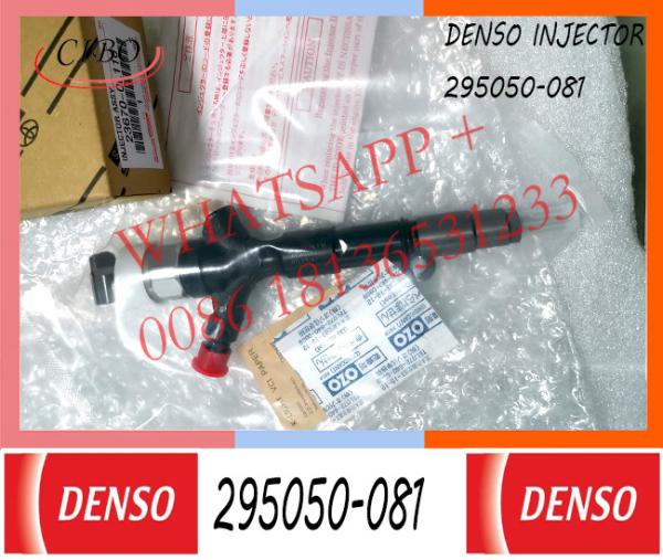 Injetor de combustível comum diesel de aço rápido G3S33 do carro do bocal do trilho da expedição 295050-081# para o motor Toyota 2KD TFV