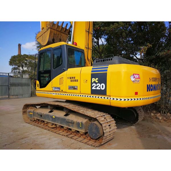 PC220-7 Excavadora Komatsu Usada de rastreo de Japón original de fácil mantenimiento