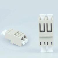 Baixa cor multimodo do bege do duplex do adaptador da fibra ótica do LC da perda de inserção