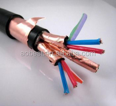 Insulated Copper or Aluminum Conductor Braided Shield Control Cable for IEC60502 Standard