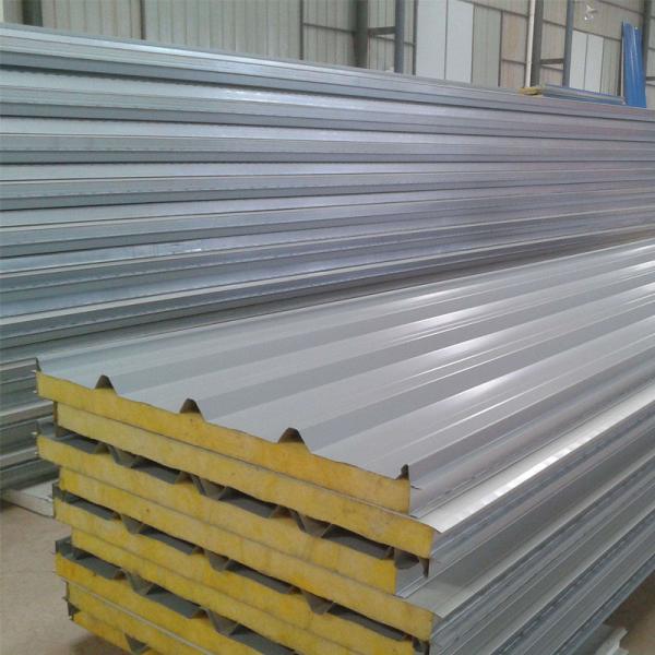 Insulation Rock Wool Roof Sandwich Panels Price House Walls Panel Sandwich Aislante Pared Sandwich Panels