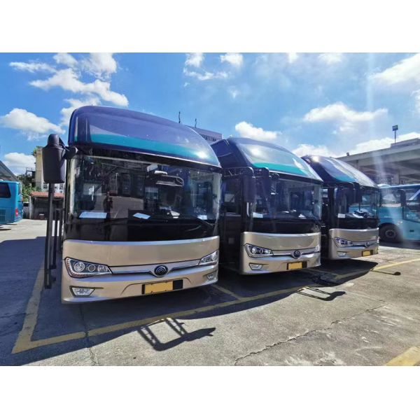 100 km/h Ônibus usado da igreja 55 lugares - 60 lugares LHD Diesel Ônibus de transporte usado
