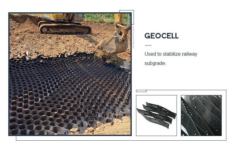 Текстурированная пефорированная система управления размывания Geoweb клетки Geocell пластиковая Geo HDPE