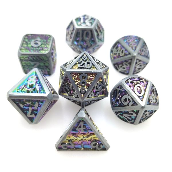 Pokemon Multipurpose Tiny Metal Dice Moisture Proof Hand Polished