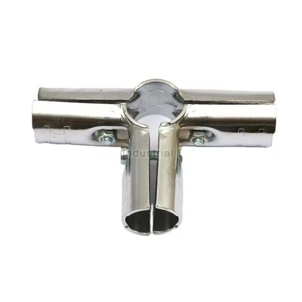 Metal Pipe Joints Lean Tube Pipe Connector Fitting For 28mm