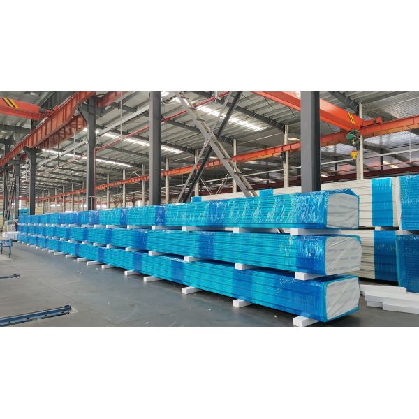 Панель холодильной комнаты холодильника цветная сталь / нержавеющая сталь PU сэндвич панель